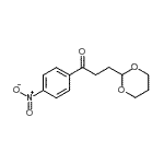 CAS#: 898786-24-8, 3-(1,3-Dioxan-2-yl)-1-(4-nitrophenyl)-1-propanone