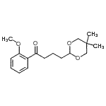 CAS#: 898786-39-5, 4-(5,5-Dimethyl-1,3-dioxan-2-yl)-1-(2-methoxyphenyl)-1-butanone