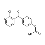 CAS#: 898786-41-9, 4-[(2-Chloro-3-pyridinyl)carbonyl]phenyl acetate