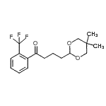 CAS#: 898786-61-3, 4-(5,5-Dimethyl-1,3-dioxan-2-yl)-1-[2-(trifluoromethyl)phenyl]-1-butanone