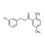 CAS#: 898787-07-0, 3-(3-Chlorophenyl)-1-(2,5-dimethylphenyl)-1-propanone