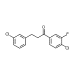 CAS#: 898787-18-3, 1-(4-Chloro-3-fluorophenyl)-3-(3-chlorophenyl)-1-propanone
