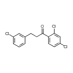 CAS#: 898787-36-5, 3-(3-Chlorophenyl)-1-(2,4-dichlorophenyl)-1-propanone