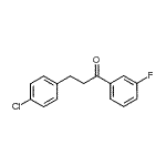 CAS#: 898787-91-2, 3-(4-Chlorophenyl)-1-(3-fluorophenyl)-1-propanone