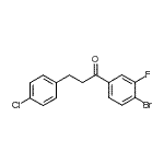 CAS#: 898788-12-0, 1-(4-Bromo-3-fluorophenyl)-3-(4-chlorophenyl)-1-propanone