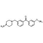 CAS#: 898788-38-0, (3-Methoxyphenyl){3-[(4-methyl-1-piperazinyl)methyl]phenyl}methanone