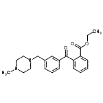 CAS # 898788-48-2, Ethyl 2-{3-[(4-methyl-1-piperazinyl)methyl]benzoyl}benzoate