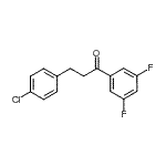 CAS 登录号：898788-49-3， 3-(4-氯苯基)-1-(3,5-二氟苯基)-1-丙酮