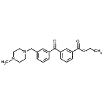 CAS # 898788-50-6, Ethyl 3-{3-[(4-methyl-1-piperazinyl)methyl]benzoyl}benzoate