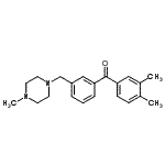 CAS#: 898788-80-2, (3,4-Dimethylphenyl){3-[(4-methyl-1-piperazinyl)methyl]phenyl}methanone