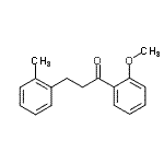 CAS 登录号：898789-13-4， 1-(2-甲氧基苯基)-3-(2-甲基苯基)-1-丙酮