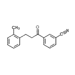 CAS#: 898789-24-7, 3-[3-(2-Methylphenyl)propanoyl]benzonitrile