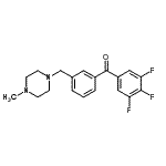 CAS#: 898789-37-2, {3-[(4-Methyl-1-piperazinyl)methyl]phenyl}(3,4,5-trifluorophenyl)methanone