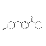 CAS#: 898789-45-2, Cyclohexyl{3-[(4-methyl-1-piperazinyl)methyl]phenyl}methanone