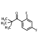 CAS 登录号：898789-71-4， 1-(2,4-二氟苯基)-2,2-二甲基-1-丙酮