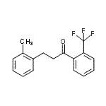 CAS#: 898789-73-6, 3-(2-Methylphenyl)-1-[2-(trifluoromethyl)phenyl]-1-propanone