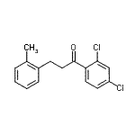 CAS 登录号：898789-96-3， 1-(2,4-二氯苯基)-3-(2-甲基苯基)-1-丙酮