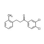 CAS 登录号：898790-02-8， 1-(3,4-二氯苯基)-3-(2-甲基苯基)-1-丙酮