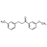 CAS 登录号：898790-39-1， 1-(3-甲氧基苯基)-3-(3-甲基苯基)-1-丙酮