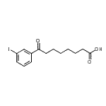 CAS#: 898790-92-6, 8-(3-Iodophenyl)-8-oxooctanoic acid