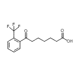 CAS#: 898791-01-0, 7-Oxo-7-[2-(trifluoromethyl)phenyl]heptanoic acid