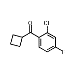 CAS#: 898791-03-2, (2-Chloro-4-fluorophenyl)(cyclobutyl)methanone