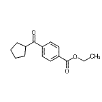 CAS#: 898791-40-7, Ethyl 4-(cyclopentylcarbonyl)benzoate