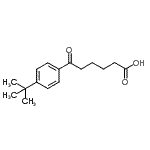 CAS#: 898791-43-0, 6-[4-(2-Methyl-2-propanyl)phenyl]-6-oxohexanoic acid