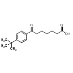 CAS#: 898791-45-2, 7-[4-(2-Methyl-2-propanyl)phenyl]-7-oxoheptanoic acid