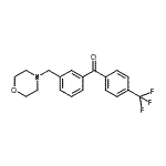 CAS 登录号：898792-01-3， [3-(4-吗啉基甲基)苯基][4-(三氟甲基)苯基]甲酮