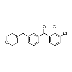 CAS#: 898792-16-0, (2,3-Dichlorophenyl)[3-(4-morpholinylmethyl)phenyl]methanone