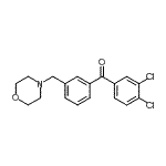 CAS#: 898792-24-0, (3,4-Dichlorophenyl)[3-(4-morpholinylmethyl)phenyl]methanone
