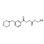 CAS 登录号：898792-44-4， 乙基4-[3-(4-吗啉基甲基)苯基]-4-氧代丁酸酯