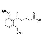 CAS#: 898792-47-7, 5-(2,6-Dimethoxyphenyl)-5-oxopentanoic acid