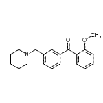 CAS#: 898792-62-6, (2-Methoxyphenyl)[3-(1-piperidinylmethyl)phenyl]methanone