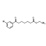 CAS#: 898792-71-7, Ethyl 7-(3-bromophenyl)-7-oxoheptanoate
