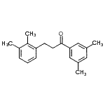 CAS 登录号：898792-86-4， 3-(2,3-二甲基苯基)-1-(3,5-二甲基苯基)-1-丙酮