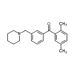 CAS#: 898793-14-1, (2,5-Dimethylphenyl)[3-(1-piperidinylmethyl)phenyl]methanone