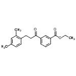 CAS#: 898793-73-2, Ethyl 3-[3-(2,4-dimethylphenyl)propanoyl]benzoate