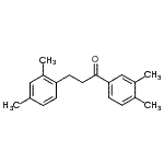 CAS 登录号：898794-14-4， 3-(2,4-二甲基苯基)-1-(3,4-二甲基苯基)-1-丙酮