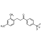 CAS 登录号：898794-34-8， 3-(2,4-二甲基苯基)-1-[4-(三氟甲基)苯基]-1-丙酮