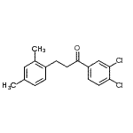 CAS 登录号：898794-50-8， 1-(3,4-二氯苯基)-3-(2,4-二甲基苯基)-1-丙酮