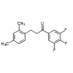 CAS#: 898794-60-0, 3-(2,4-Dimethylphenyl)-1-(3,4,5-trifluorophenyl)-1-propanone
