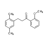CAS 登录号：898794-80-4， 3-(2,5-二甲基苯基)-1-(2-甲氧基苯基)-1-丙酮
