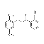 CAS#: 898794-86-0, 2-[3-(2,5-Dimethylphenyl)propanoyl]benzonitrile