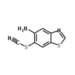 CAS#: 89899-12-7, 5-Amino-1,3-benzothiazol-6-yl thiocyanate