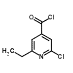 CAS#: 89938-71-6, 2-Chloro-6-ethylisonicotinoyl chloride