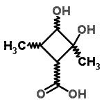 CAS 登录号：89941-76-4， 2,3-二羟基-2,4-二甲基环丁烷羧酸