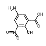 CAS 登录号：89977-12-8， 5-氨基-2-甲基-3-硝基苯甲酸