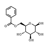 CAS 登录号：90-75-5， [(2R,3S,4S,5R,6R)-3,4,5,6-四羟基四氢吡喃-2-基]甲基苯甲酸酯